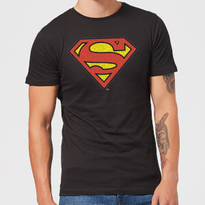Originals Official Superman Crackle Logo Men's T-Shirt - Black