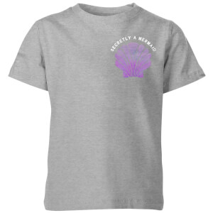 My Little Rascal Secretly A Mermaid Kids' T-Shirt - Grey