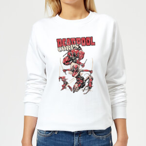 Marvel Deadpool Family Corps Women's Sweatshirt - White