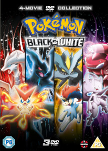 Pokémon Movie 14-16 Collection - Black & White (Victini and Zekrom/Victini and Reshiram, Kyurem Vs. The Sword of Justice, Genesect and the Legend Awakened)