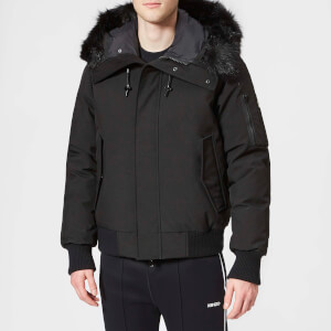 KENZO Men's Faux Fur Bomber Jacket - Black