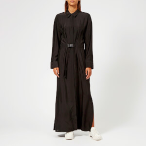KENZO Women's Viscose Jacquard Long Dress - Black