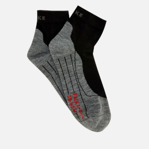 FALKE Ergonomic Sport System Women's Ru4 Short Socks - Black Mix