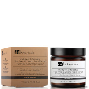 Dr Botanicals Intelligent Exfoliating Tea Tree and Quartz Facial Scrub 50ml