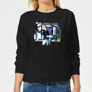 Marvel Knights Jessica Jones Comic Panels Women's Sweatshirt - Black