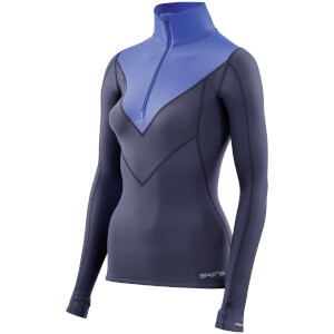 Skins Women's Thermal Mock Top - Blue