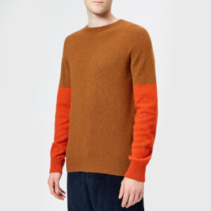 YMC Men's Skate Or Die Crew Jumper - Brown/Rust