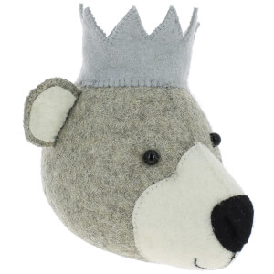 Fiona Walker England Mini Bear Wall Hanging Head