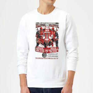 Marvel Deadpool Kills Deadpool Sweatshirt - White