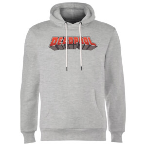 Marvel Deadpool Logo Hoodie - Grey