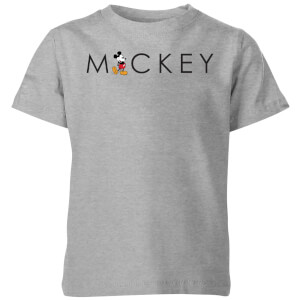 Disney Kick Letter Kinder T-Shirt - Grau