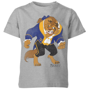 Disney Die Schöne Und Das Biest Classic Kinder T-Shirt - Grau