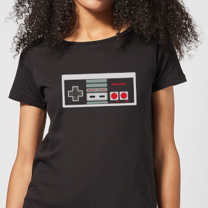 Nintendo NES Controller Chest Damen T-Shirt - Schwarz
