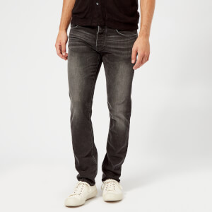 Nudie Jeans Men's Grim Tim Straight/Slim Jeans - Grey Authentic