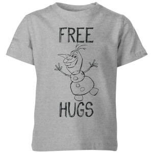 Frozen Olaf Free Hugs Kids' T-Shirt - Grey