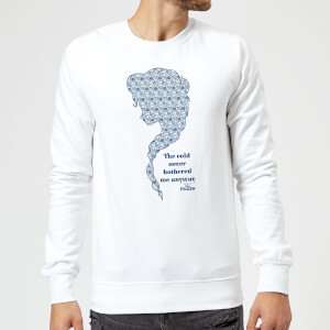 Frozen The Cold Never Bothered Me Anyway Sweatshirt - White