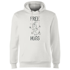 Disney Frozen Olaf Free Hugs Hoodie - White