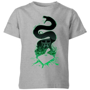 Harry Potter Basilisk Silhouette Kids' T-Shirt - Grey