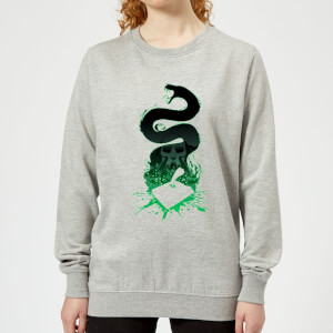 Harry Potter Basilisk Silhouette Women's Sweatshirt - Grey