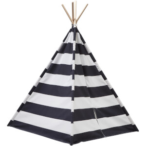 Kids Concept Tipi Tent - Black/White