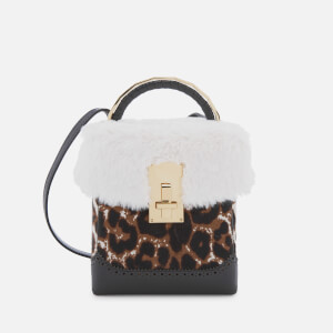 The Volon Women's Great L. Box Fur Bag - Leopard