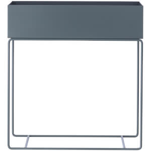 Ferm Living Plant Box and Side Table - Dark Grey