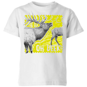Natural History Museum Oh Deer Kids' T-Shirt - White