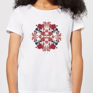 Natural History Museum Flowers And Leaves Women's T-Shirt - White