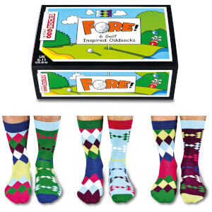 United Oddsocks Men's Fore! Socks Gift Set