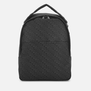 Armani Exchange Men's All Over Print Backpack - Black