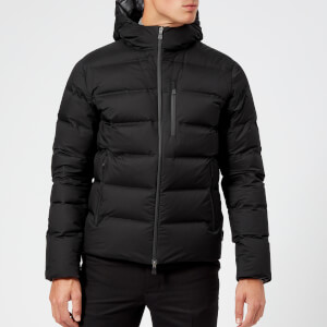 Herno Laminar Men's GORE-TEX Hooded Bomber Down Jacket - Black