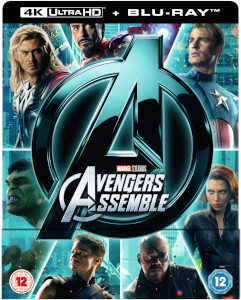 Avengers Assemble 4K Ultra HD (Includes 2D Version) - Zavvi Exclusive Steelbook