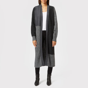 McQ Alexander McQueen Women's Patchwork Cardigan - Mercury Mel/Char Mel
