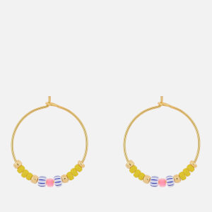 Anni Lu Women's Peppy Hoop Earrings - Lemon Drop
