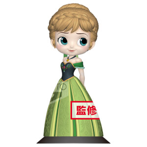 Figurine La Reine des neiges Anna Princesse 14 cm (Version Pastel ) Disney - Banpresto Q Posket