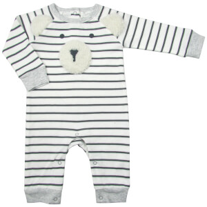 Albetta Polar Bear Stripe Babygrow - 0-3 Months