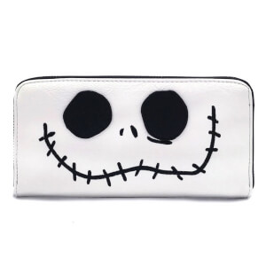 Disney Loungefly Cartera Con Cremallera Cara De Jack Skeleton (Pesadilla Antes De Navidad)