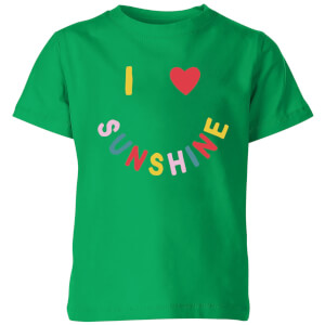 My Little Rascal I Love Sunshine Kids' T-Shirt - Kelly Green
