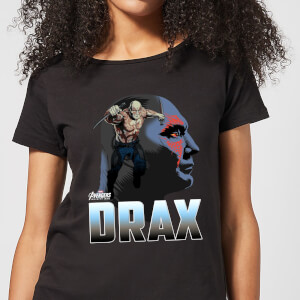 T-Shirt Femme Drax Avengers - Noir