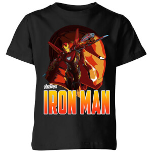 Avengers Iron Man Kids' T-Shirt - Black