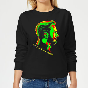 Avengers Get This Man A Shield Women's Sweatshirt - Black