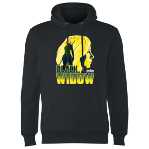 Sweat à Capuche Homme Black Widow Avengers - Noir