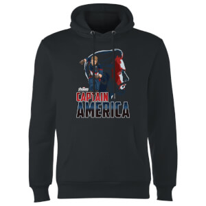 Avengers Captain America Hoodie - Black