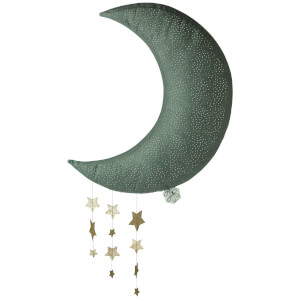 Picca Lolou Hanging Moon with Stars - Grey