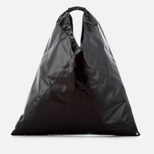 MM6 Maison Margiela Women's Striped Japanese Bag - Black/Black