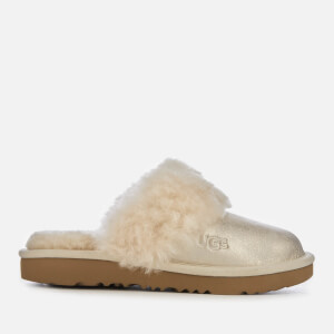 UGG Kids' Cosy II Metallic Slippers - Gold