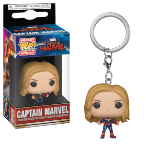 Marvel Captain Marvel Pop! Keychain