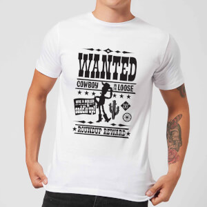 Toy Story Wanted Poster Men's T-Shirt - White