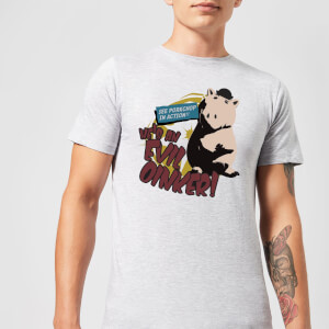 Toy Story Evil Oinker Men's T-Shirt - Grey