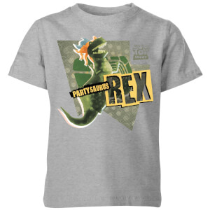 Toy Story Partysaurus Rex Kids' T-Shirt - Grey